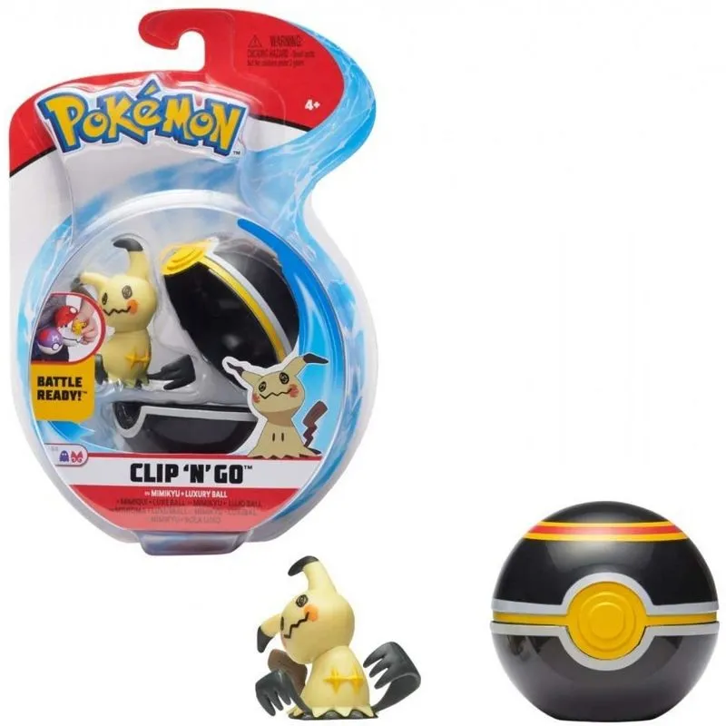 Boneco - Pokemon Mimikyu e Pokebola - 2606 SUNNY