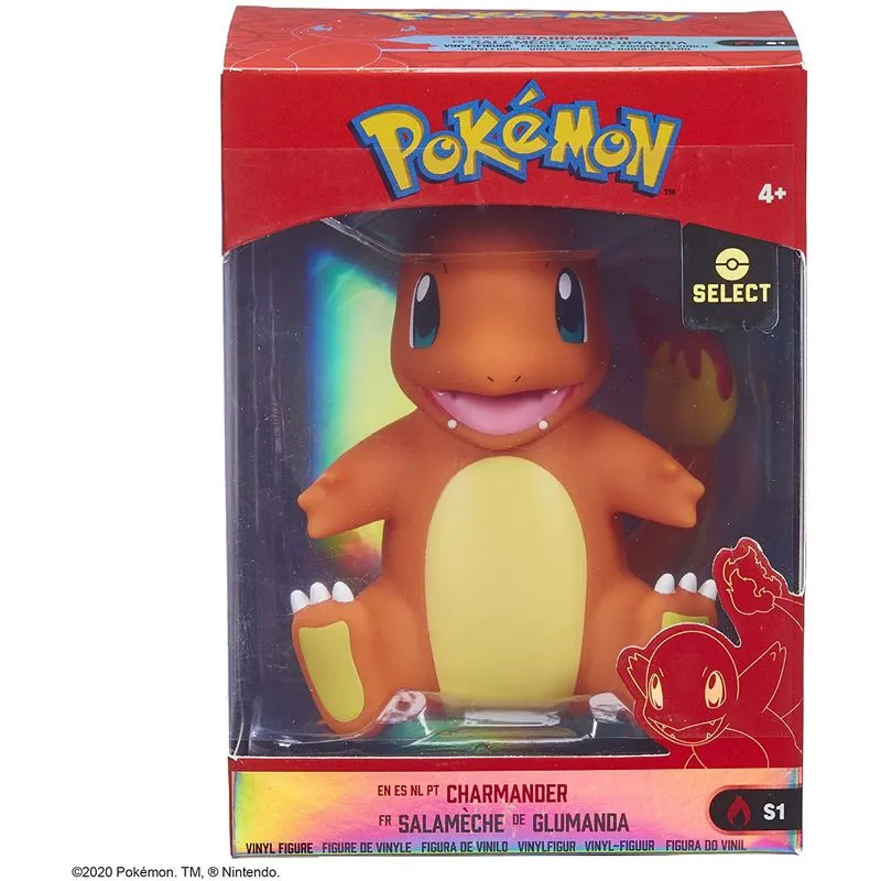 Boneco Pokemon Figura Charmander 10cm Vinil WCT - 2600 SUNNY BRINQUEDOS