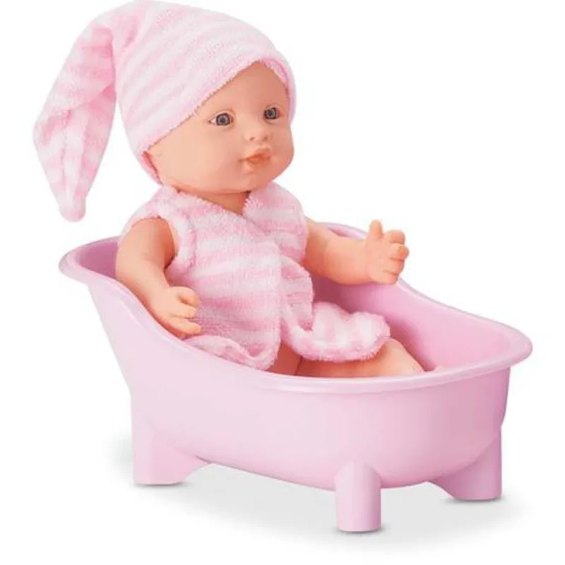 Boneca Micro Bebe - Banheira - Rosa Claro ROMA JENSEN