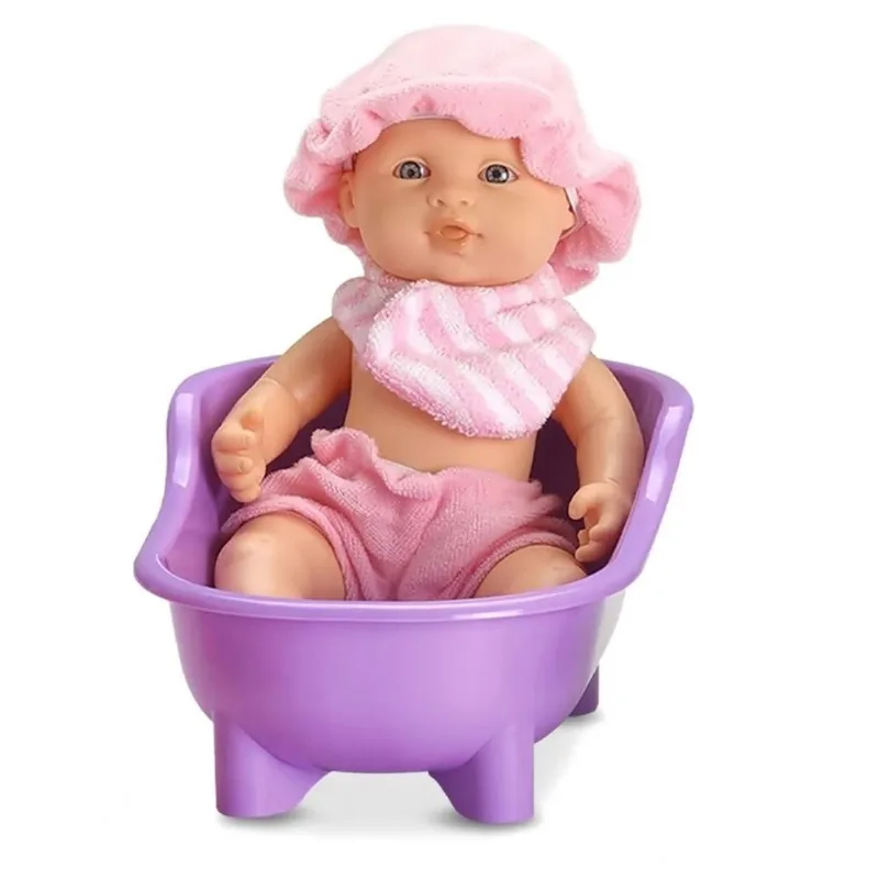 Boneca Micro Bebe - Banheira - Lilas ROMA JENSEN