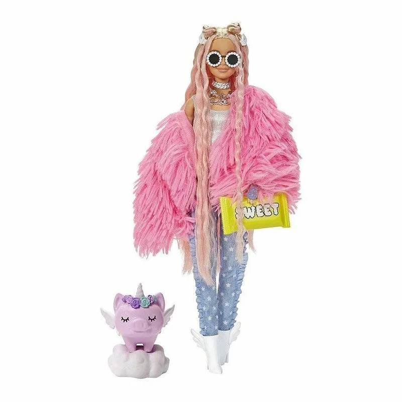Barbie Extra Jaqueta Rosa - GRN27 -Arco-iris MATTEL