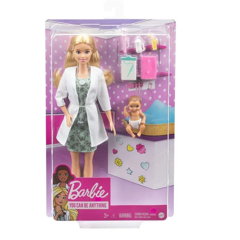 Boneca - Barbie Profissoes Deluxe - Pediatra - GYJ98 MATTEL