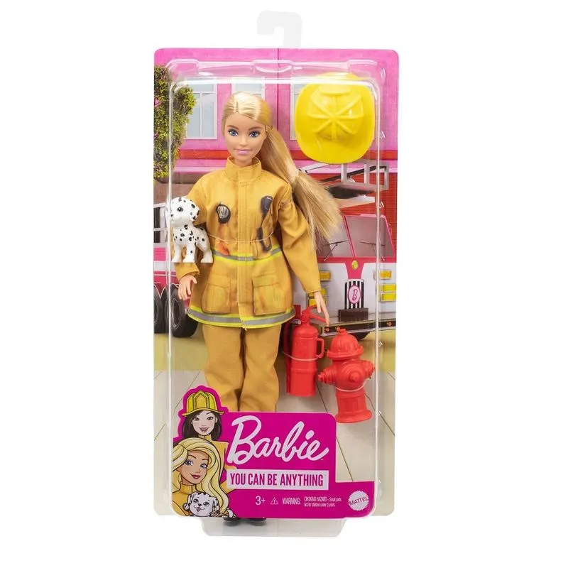 Boneca - Barbie Profissoes Deluxe - Bombeira - GYJ98 MATTEL