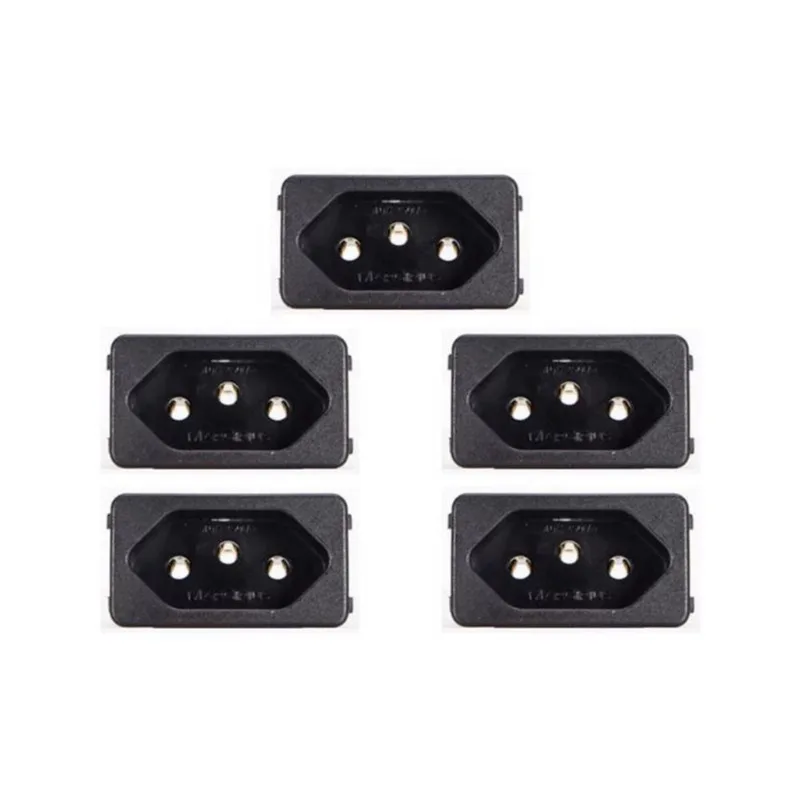 05 Tomada Margirius Para Cx. Embutir Padrão Weg 10/20A Preto