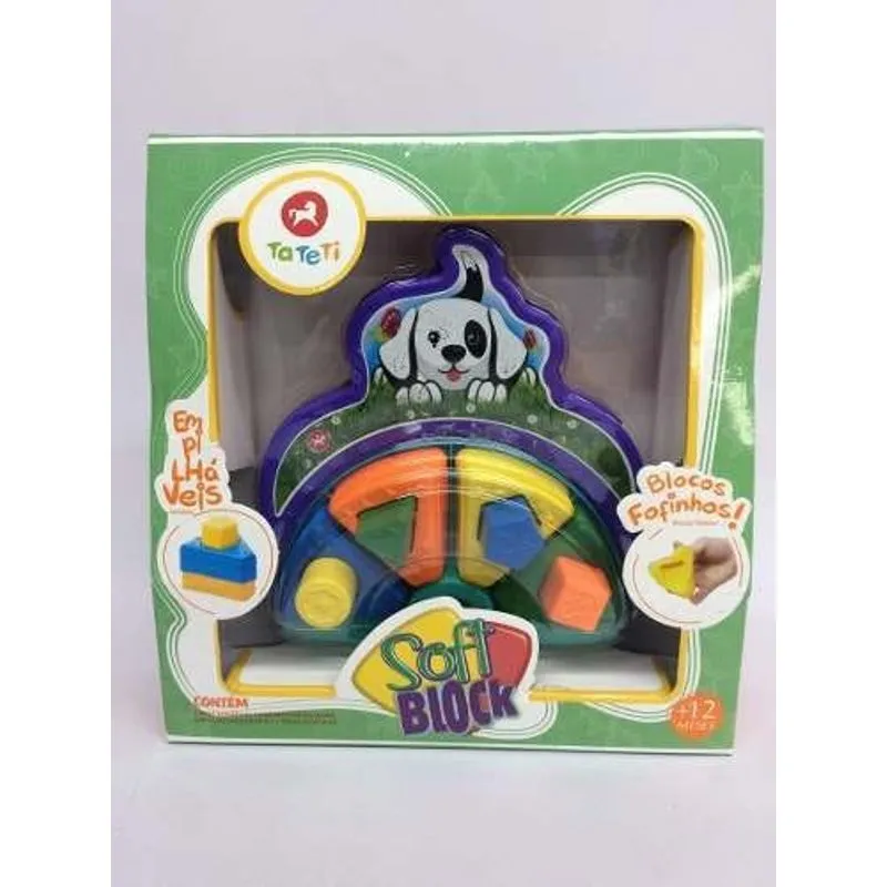 SOFT BLOCK CACHORRINHO COR/ROXO ESTAMPADO TA TE TI INDUSTRIA E