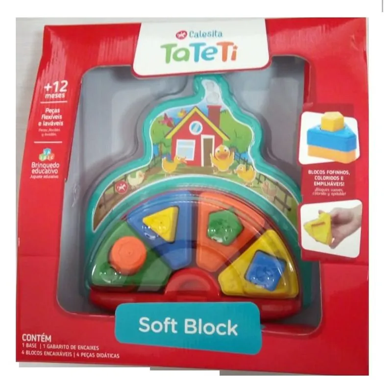 SOFT BLOCK FAZENDINHA COR/VERDE TA TE TI INDUSTRIA E