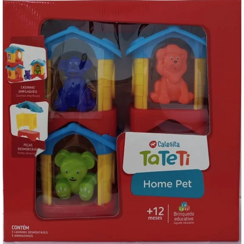HOME PET AMARELO/AZUL TA TE TI INDUSTRIA E