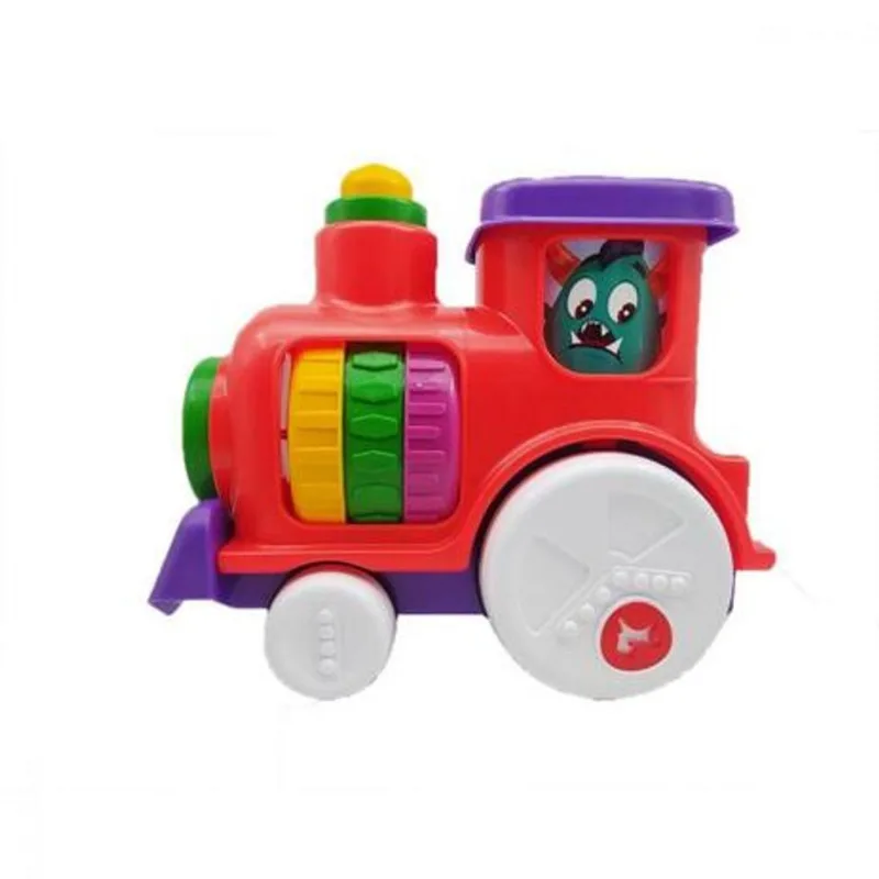 Anima Trem Brinquedo Infantil Com Som - Laranjado TA TE TI INDUSTRIA E