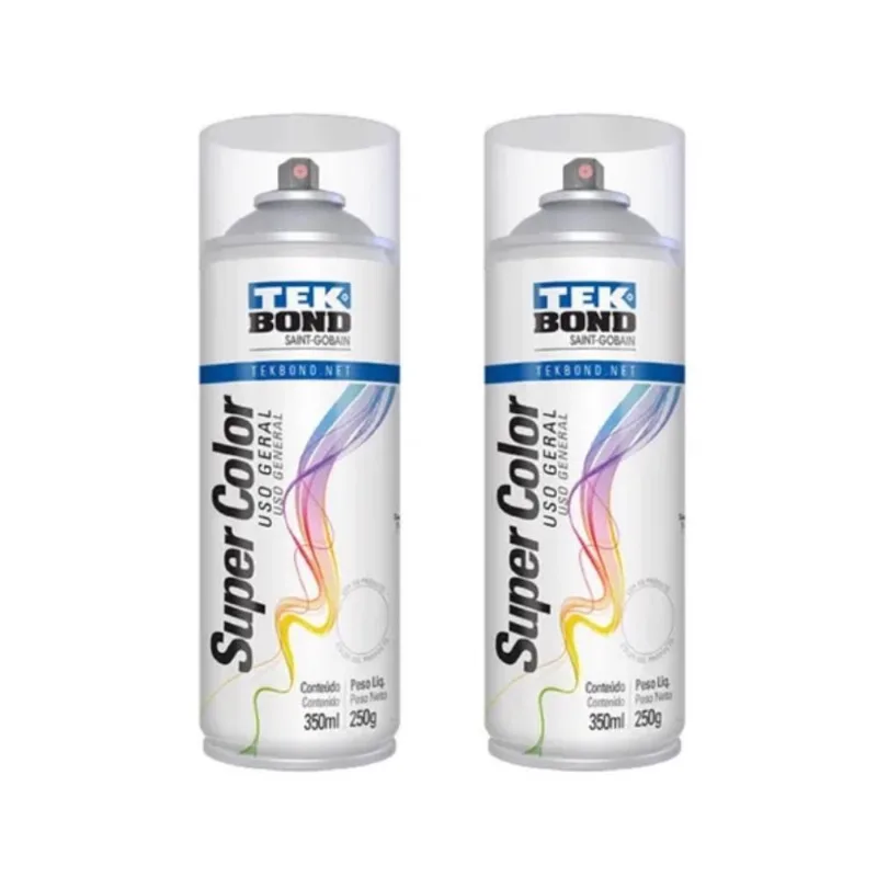 02 Verniz Spray Para Pintura Madeira Artesanato 350ml Fosco