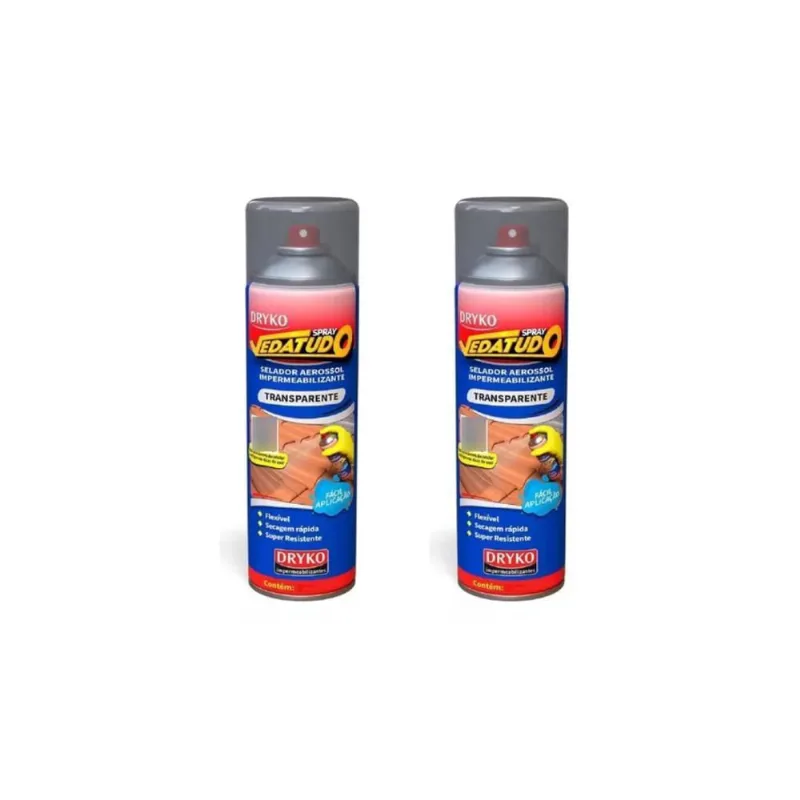 02 Spray Borracha Líquida Multiuso Impermeabilizante Vedação