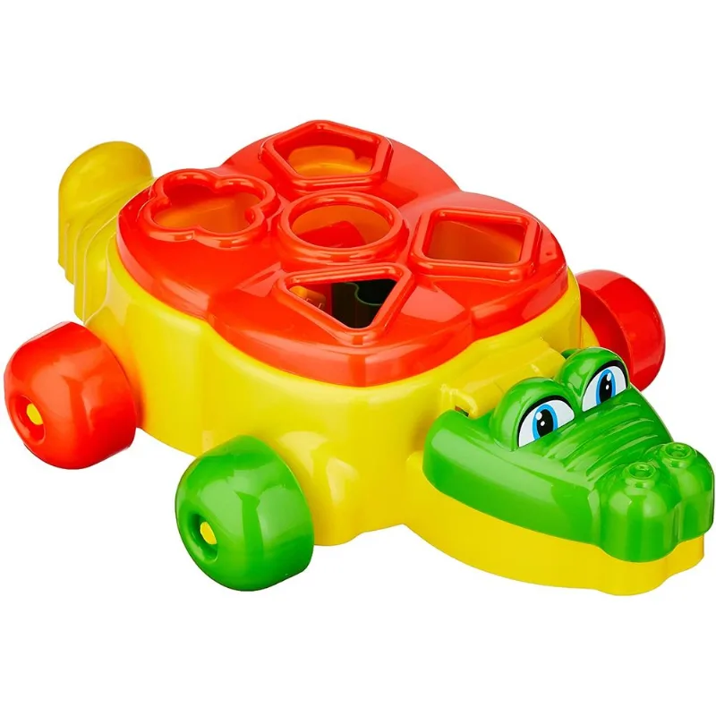 Jacare Junior Brinquedo Educativo - Amarelo TA TE TI INDUSTRIA E