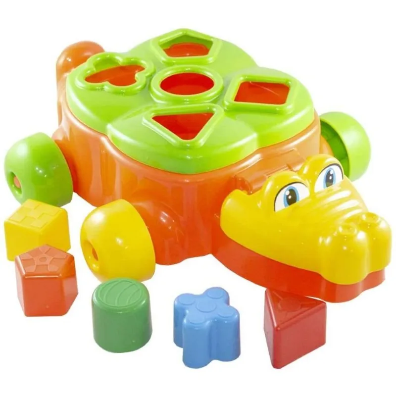 Jacare Junior Brinquedo Educativo - Laranjado TA TE TI INDUSTRIA E