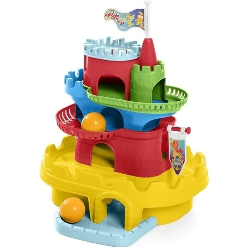 Monta Castelo Brinquedo Educativo - Amarelo TA TE TI INDUSTRIA E