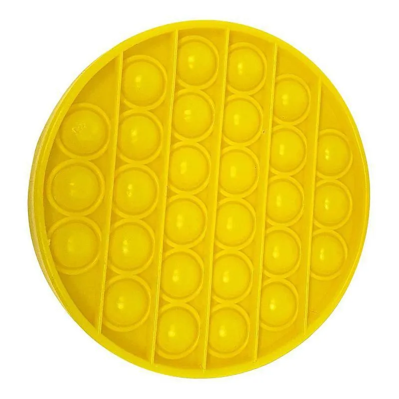 Pop-it - Brinquedo Infantil Aperta Pop Classico - Circulo Amarelo - 44043 TOYNG