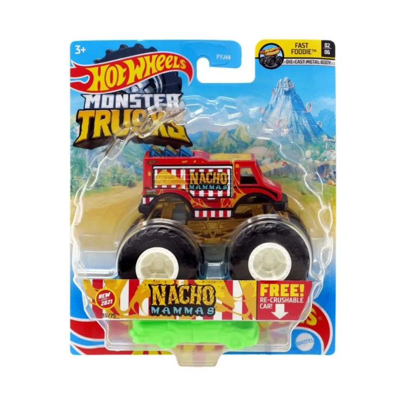 Hot Wheels - 1:64 - Nacho Mammas - Fast Foodie MATTEL