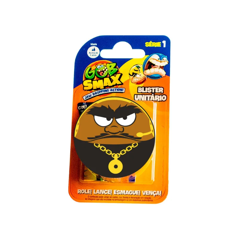 GobSmax Serie 1 Blister Unitario - Laranja e Preto COPAG DA AMAZONIA
