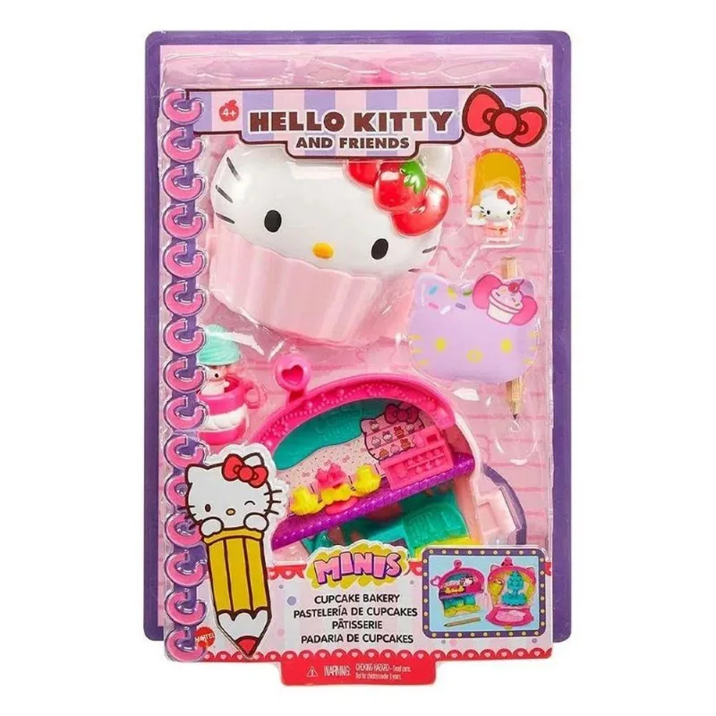 Padaria de Cupcakes Mini Hello Kitty and Friends-GVB27 MATTEL