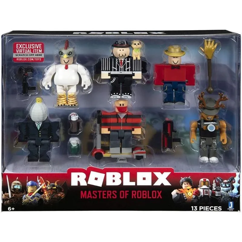 Roblox Pack De Figuras Mestres De Roblox - Masters of Roblox - 2224 SUNNY BRINQUEDOS