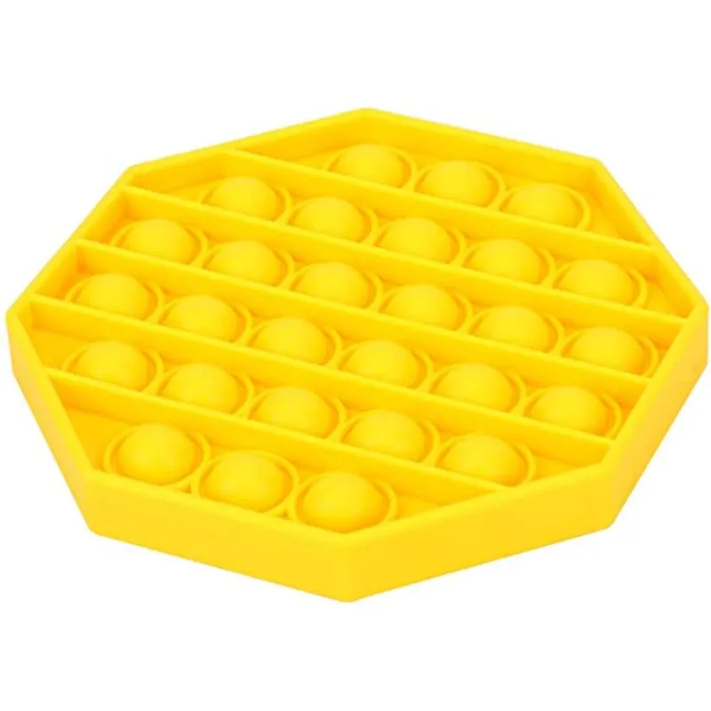 Pop-it - Brinquedo Aperta Pop Fun Amarelo - Octogono TERRACO