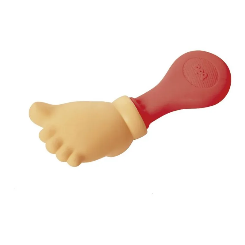 Mordedor para Bebe com Chocalho Pezinho Colors - Vermelho TOYSTER