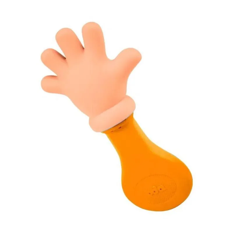 Mordedor e Chocalho Maozinha Colors - 2287 - Laranja TOYSTER