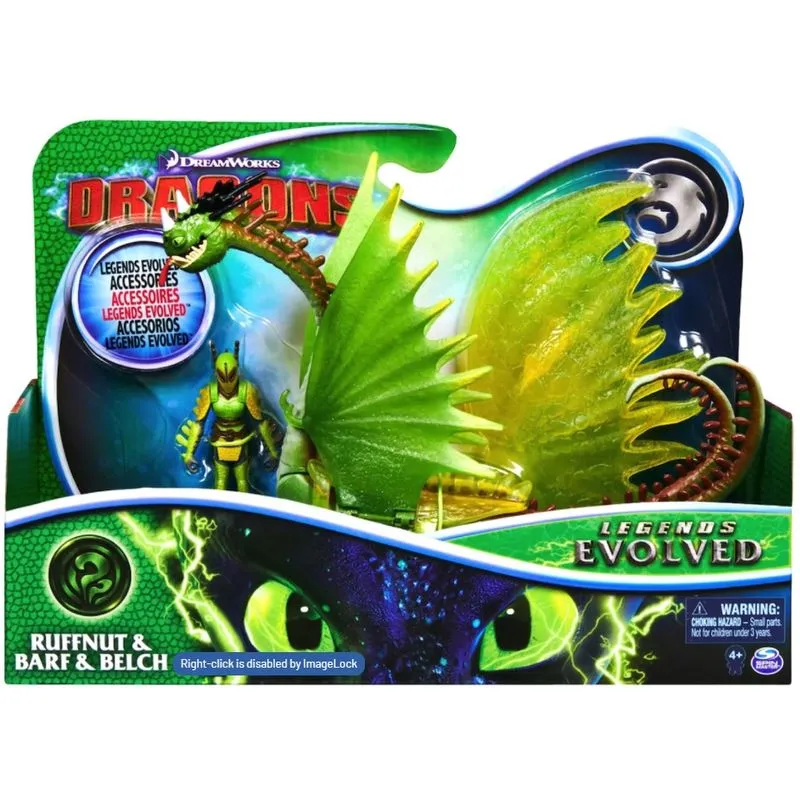 Figura CTSD 3 - Montadores de Dragao - Bafo e Arroto SUNNY BRINQUEDOS