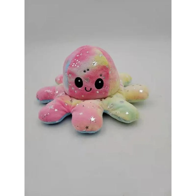 Pelucia Polvo do Humor Reversivel Tie Dye - Arco-iris - 3185 BBR
