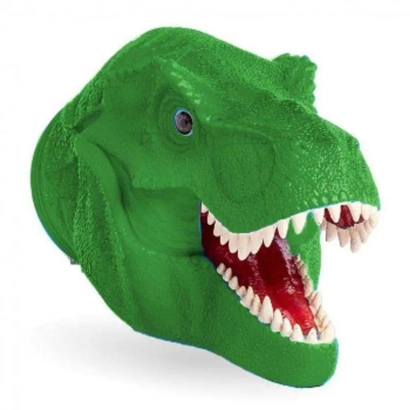 Dinossauro Dino Fantoche T-rex - Verde - 341 SUPER TOYS