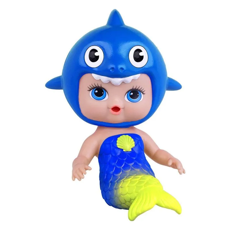 Boneca Bebe Acqua Toys Tubaraozinho - Azul - 477 SUPER TOYS