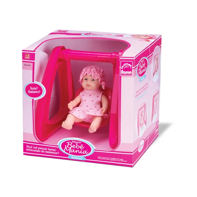 Micro Bebe Mania - Balanco - Pink ROMA JENSEN