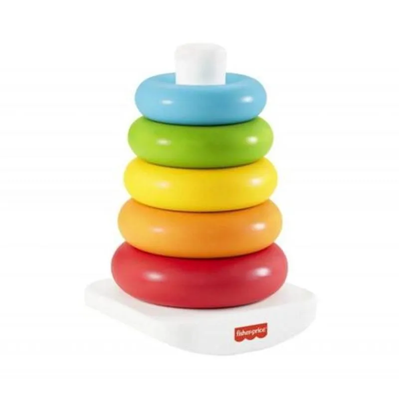 Fisher Price Piramide de Argolas Colorido Eco MATTEL