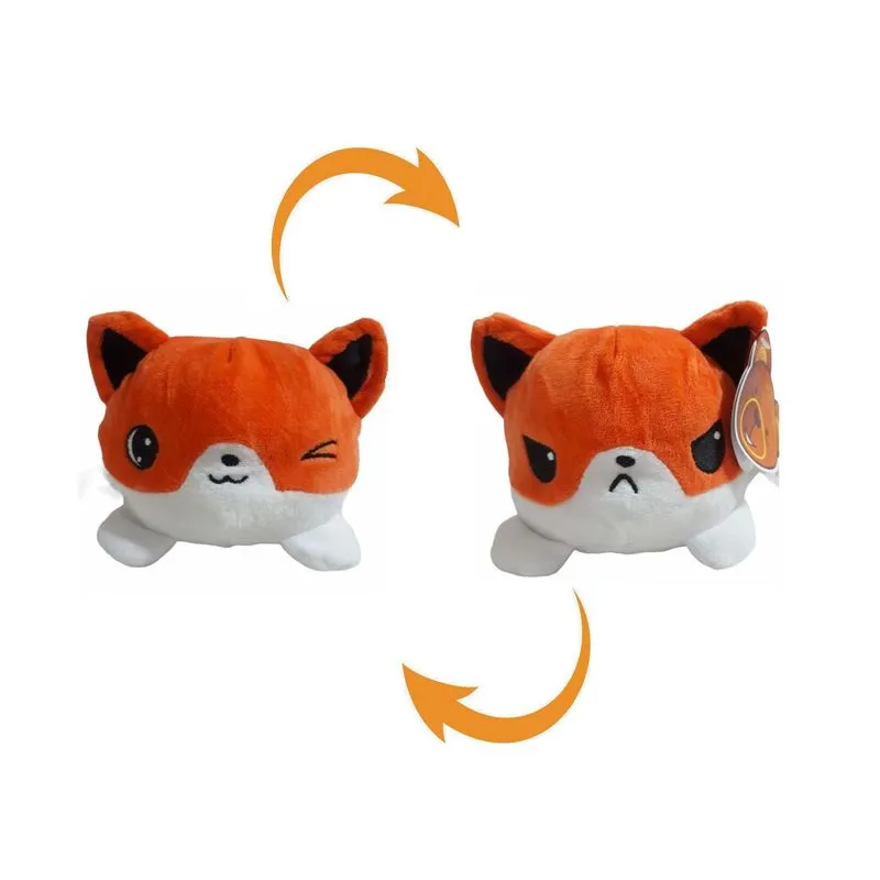 Pelucia Reversivel 2 em 1 - Bichinho - B1235 - Laranja BBR