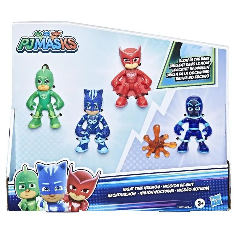 Figuras de Acao PJ Masks - Missao Noturna - F2647 HASBRO