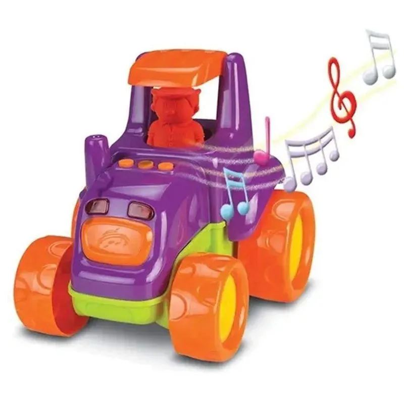 Trator - Baby Truck - Com Funcao Roxo - 0210 ROMA JENSEN