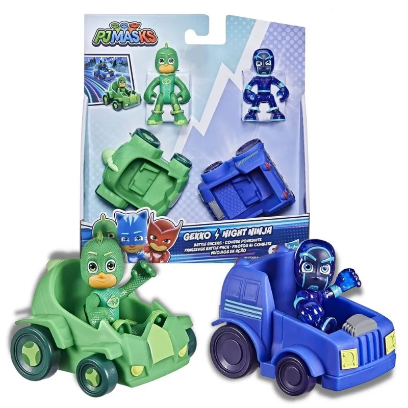 Mini Veiculos Pj Masks Lagartixo Vs Ninja Noturno HASBRO