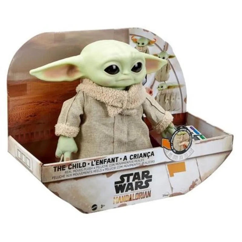 Figura de Acao - Star Wars - The Child - Baby Yoda - 30cm Com Controle Remoto MATTEL