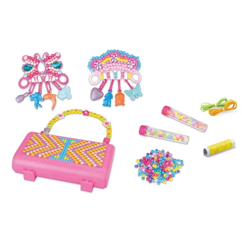 My Style DIY Hand Bag Beads Multikids - Rosa - BR1273 MULTIKIDS