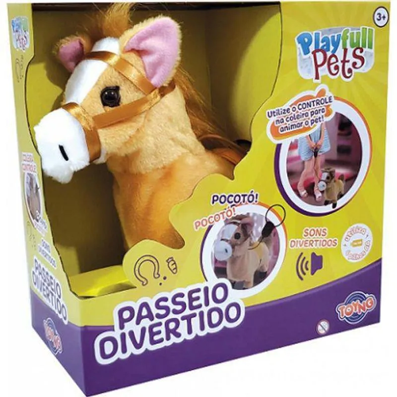 Playfull Pets Passeio Divertido Cavalinho - Caramelo - 42151 TOYNG