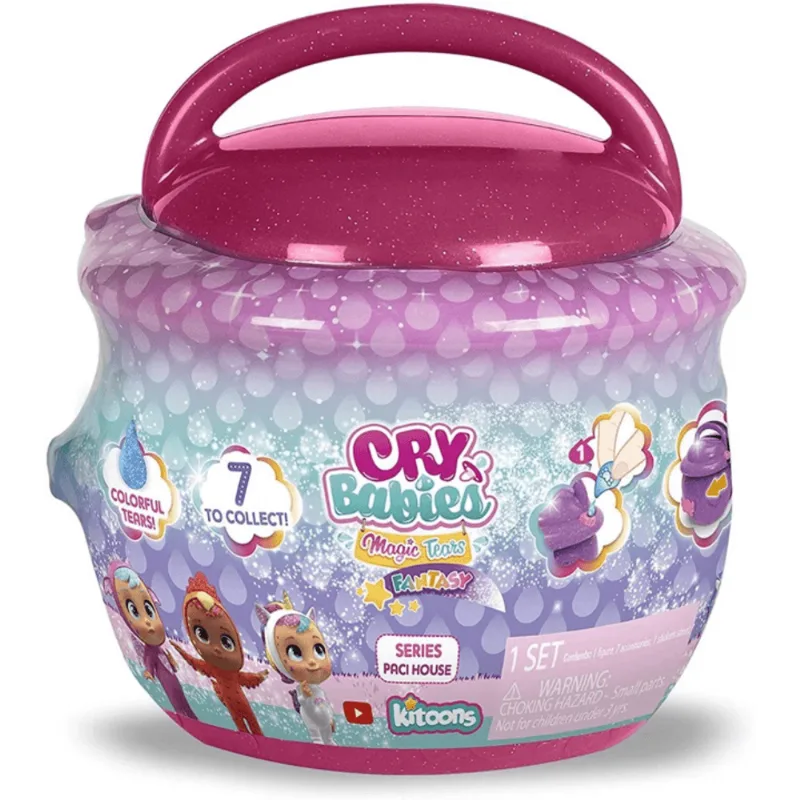Boneca Mini CryBabies Lagrimas Magicas Casinha Magica - Pink - BR1278 MULTIKIDS