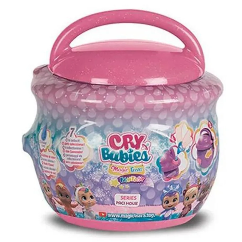 Boneca Mini CryBabies Lagrimas Magicas Casinha Magica - Rosa - BR1278 MULTIKIDS