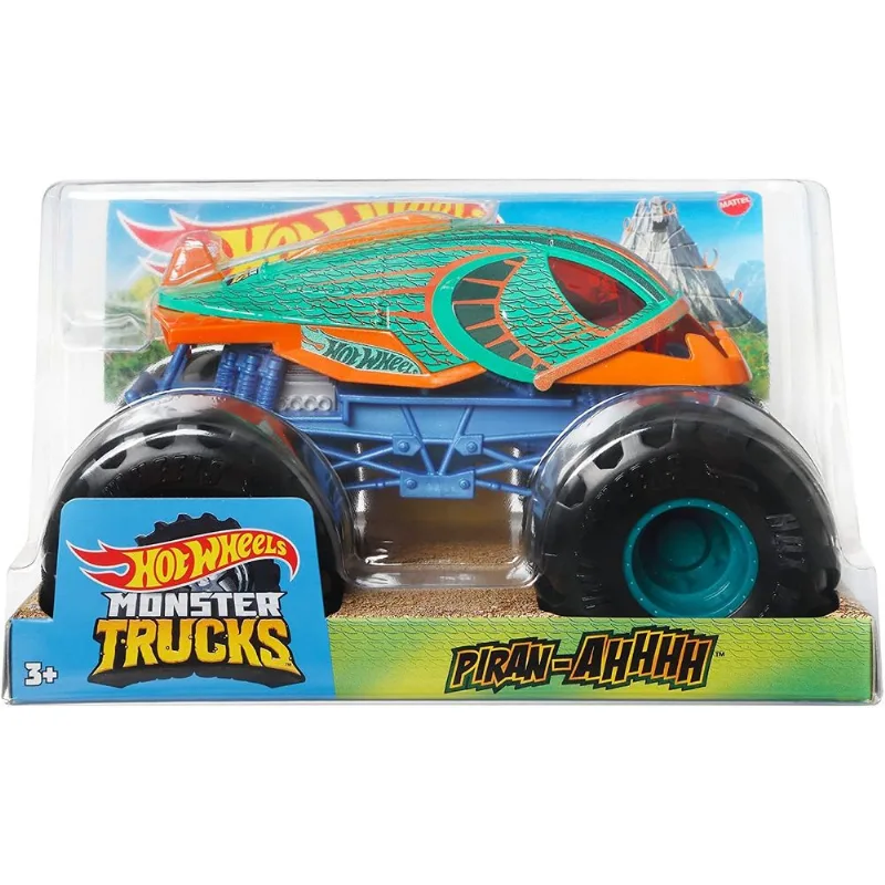 Hot Wheels Monster Trucks - Piran-Ahhh MATTEL