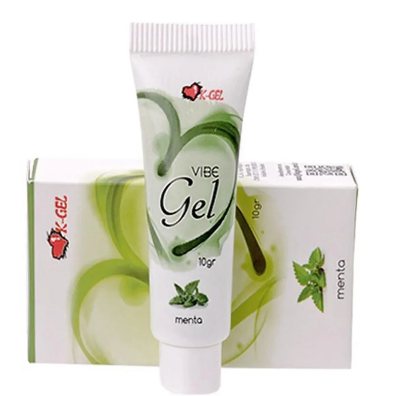 Vibe Gel Óleo para Massagem Corporal Sabor Menta 10g K-gel