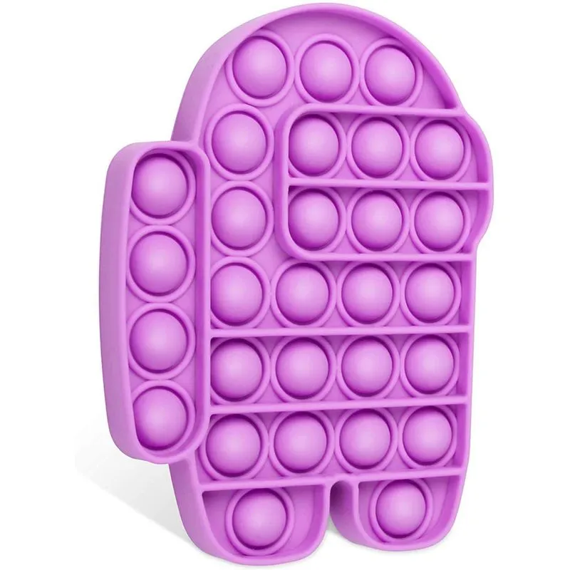 Empurra Estoura Bolha Among 2 - Cor Roxo SHINY TOYS