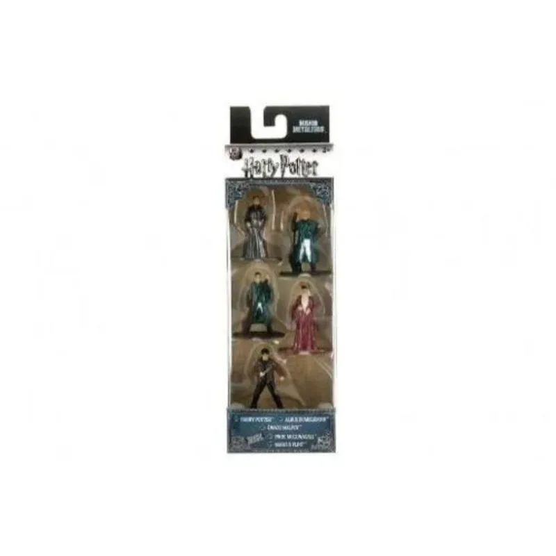 Bonecos Nano Metalfigs Harry Potter Pack A c/5 unidades - Harry, Dumbledore, Draco, Mcgonagall, Flint DTC