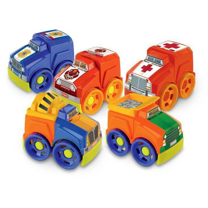 Cadeirinha Brinkadeira Big Friends 21 Pecas - Vermelho com Azul e Amarelo DISMAT