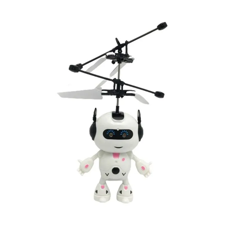 Robo Flutuante Voador - Mega Mech Super Robos - Branco e Rosa TOYNG