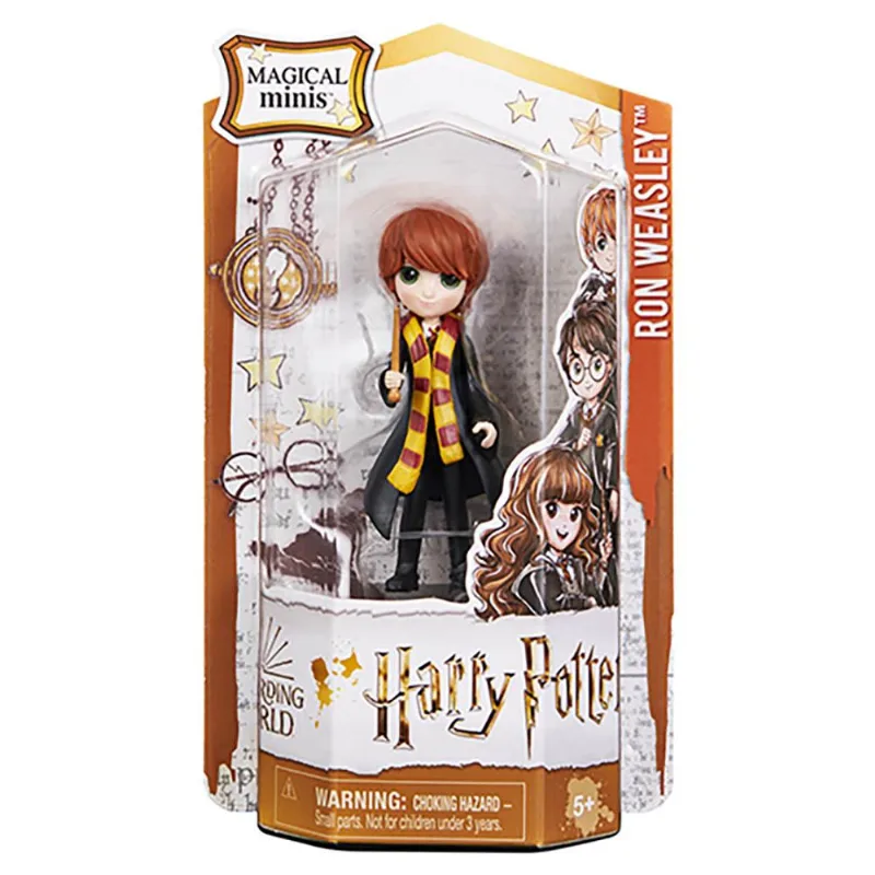 Mini Boneco - Harry Potter - Wizarding World - Ron Weasley - Amuletos Magicos SUNNY BRINQUEDOS