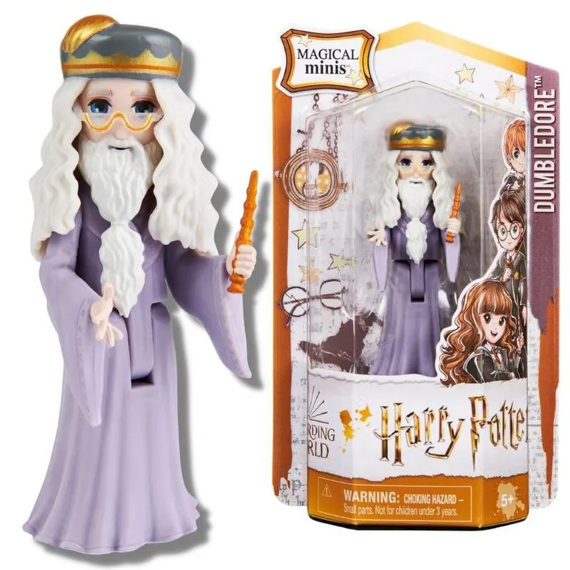 Mini Boneco - Harry Potter - Wizarding World - Dumbledore - Amuletos Magicos SUNNY BRINQUEDOS