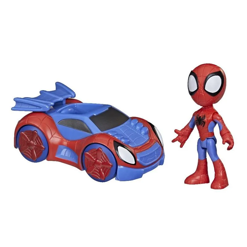 Mini Veiculo e Figura - Marvel - Spidey and His Amazing Friends - Spidey HASBRO