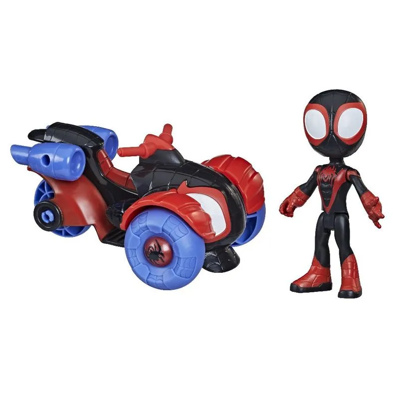 Mini Veiculo e Figura - Marvel - Spidey and His Amazing Friends - Miles Morales HASBRO